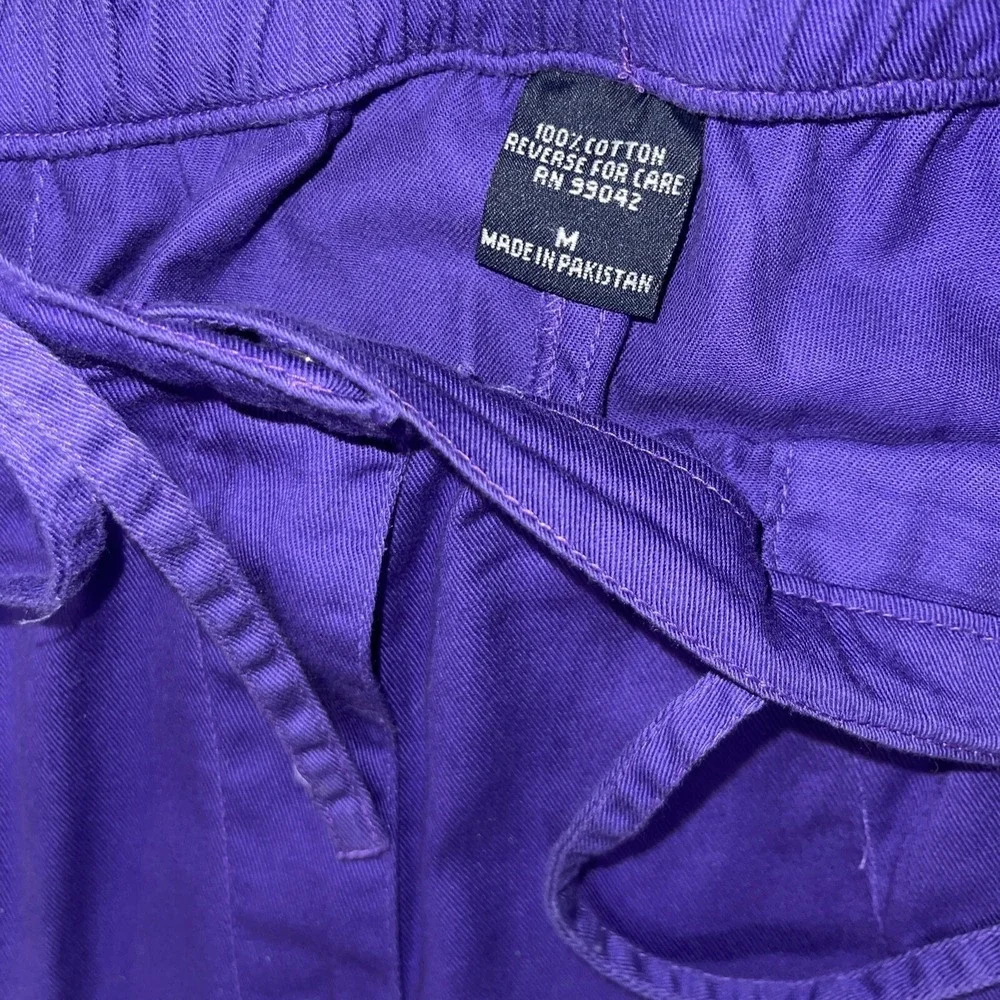 Women's Purple Two-Piece Pantsuit with Stud Accents